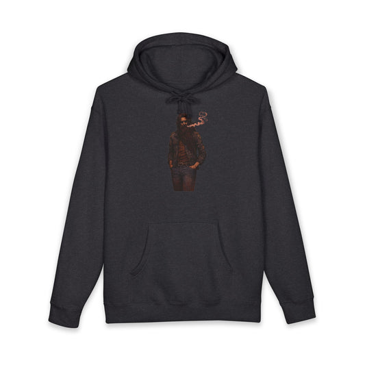 Hoodie - Smoky Noir Biker Graphic Hooded Sweatshirt