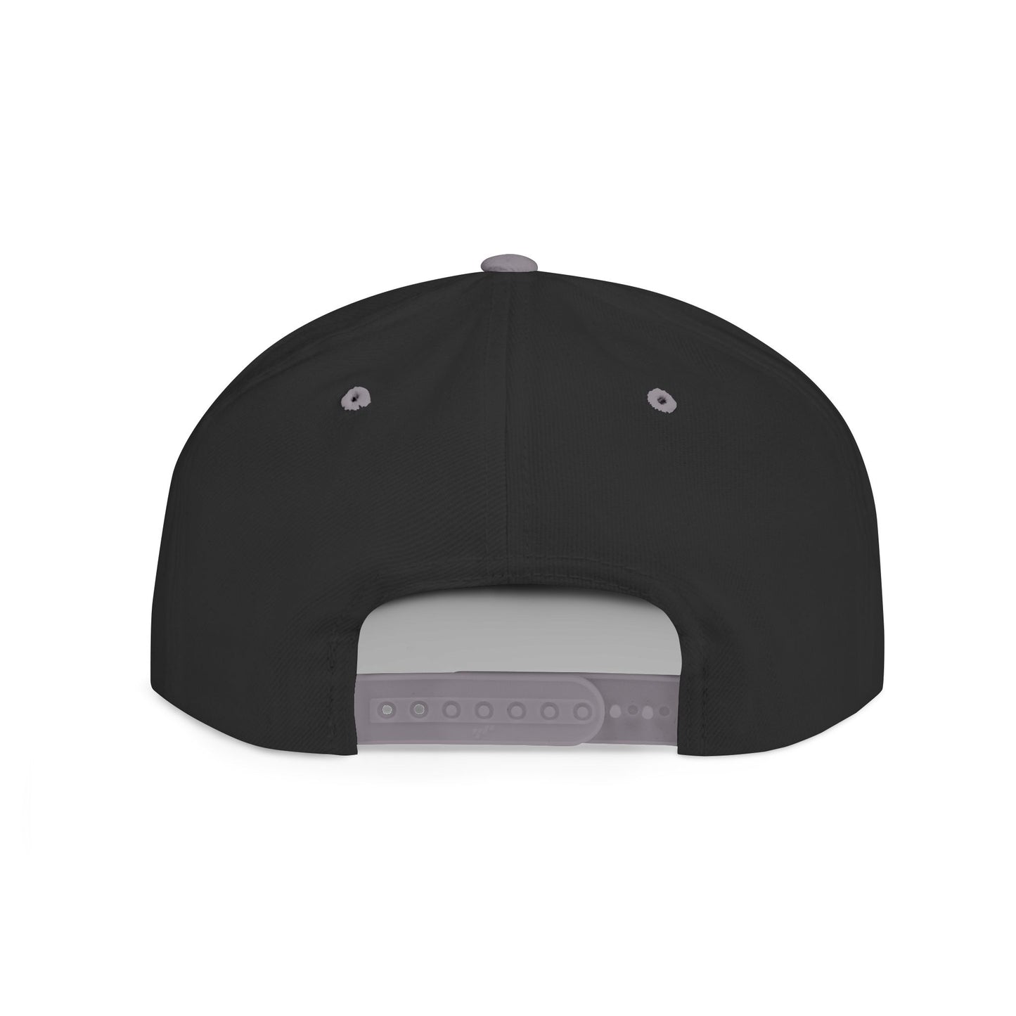 Diamond Skull Flat Bill Snapback Hat — Bling Skull Embroidered Cap