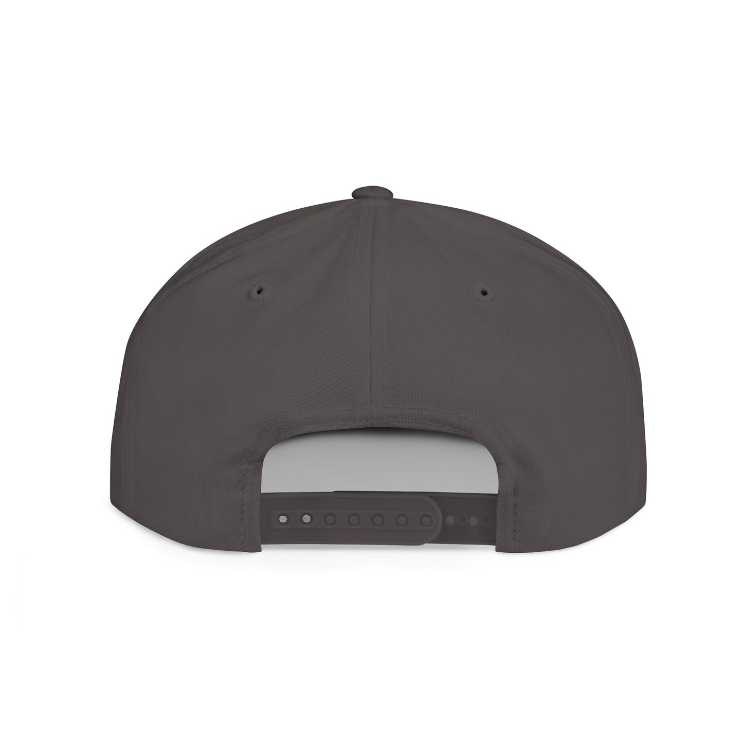Diamond Skull Flat Bill Snapback Hat — Bling Skull Embroidered Cap