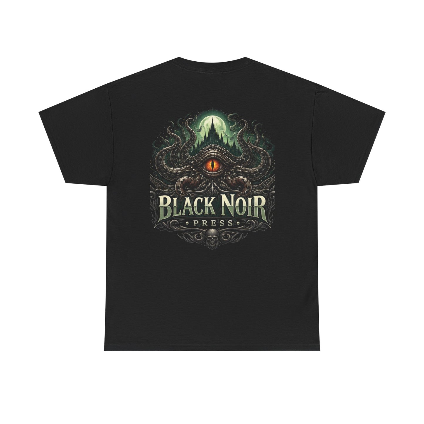 LOVECRAFT HORROR— BNP Gothic Skull Graphic T-Shirt