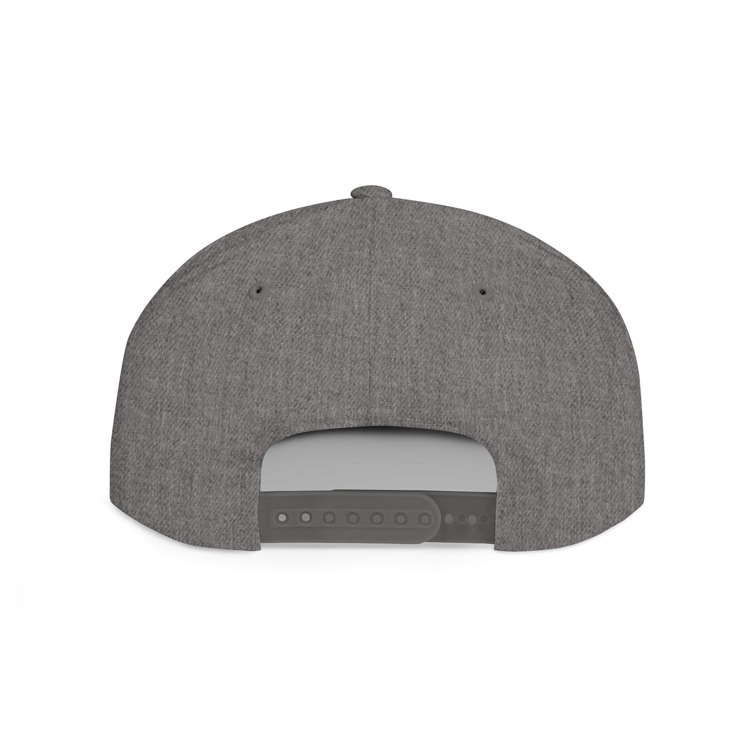 Diamond Skull Flat Bill Snapback Hat — Bling Skull Embroidered Cap