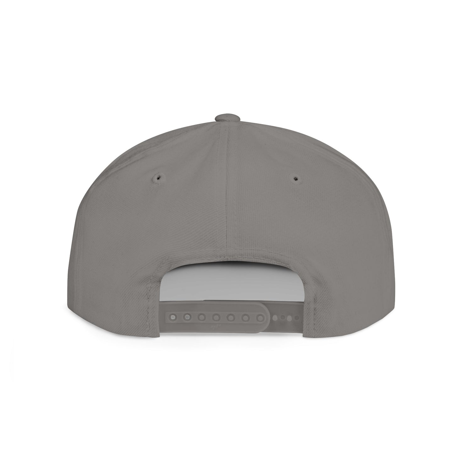 Diamond Skull Flat Bill Snapback Hat — Bling Skull Embroidered Cap