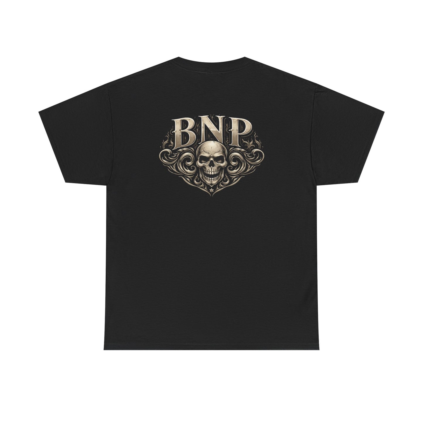 Skull Emblem Tee — BNP Gothic Skull Graphic T-Shirt