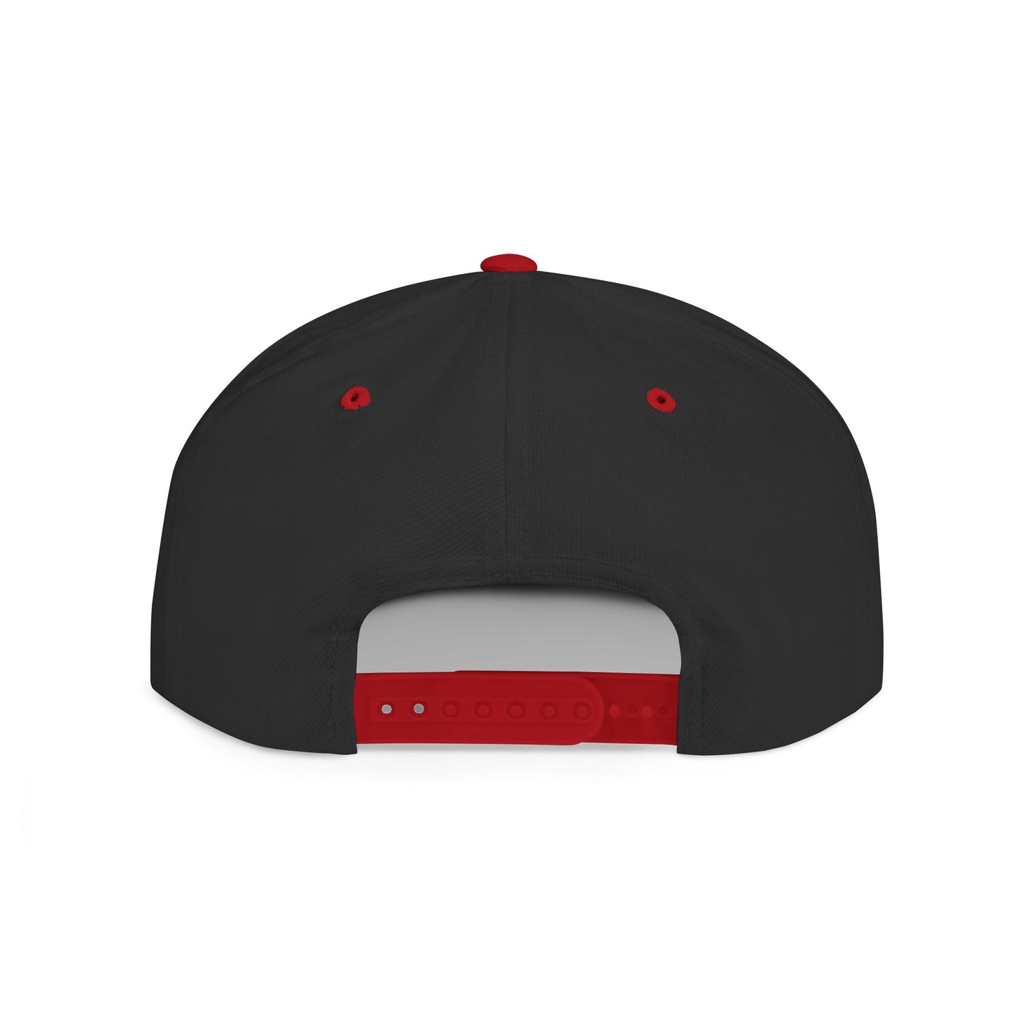 Diamond Skull Flat Bill Snapback Hat — Bling Skull Embroidered Cap