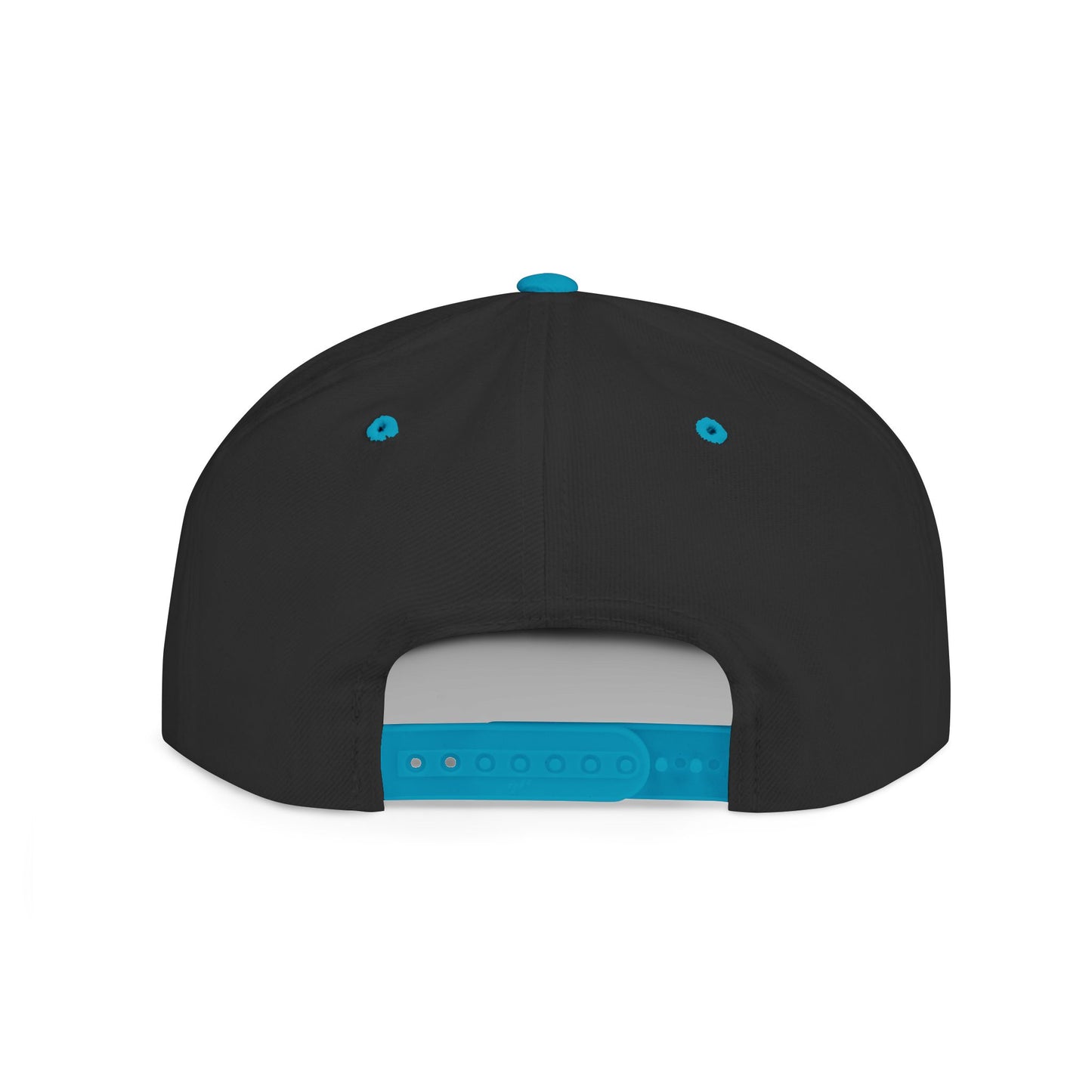 Diamond Skull Flat Bill Snapback Hat — Bling Skull Embroidered Cap